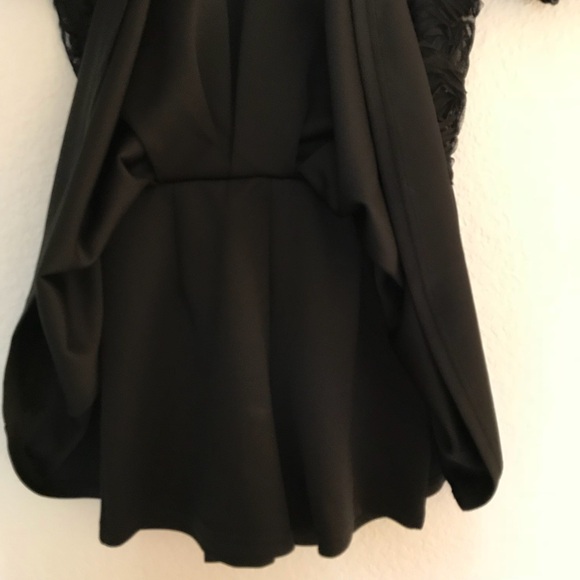 Oh my love Black rosette romper - Picture 7 of 8